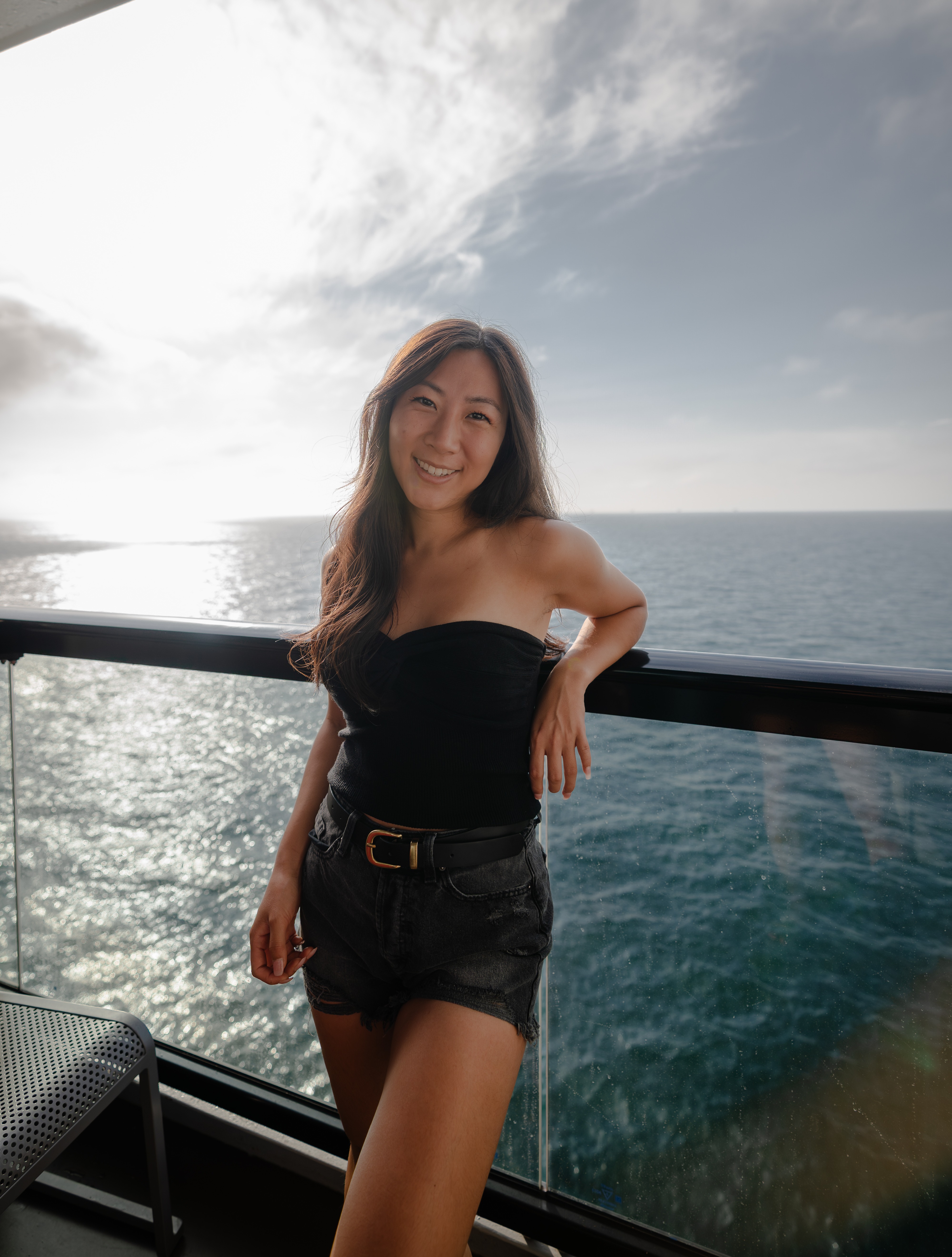 Grace Kim — Virgin Voyages cruise portrait